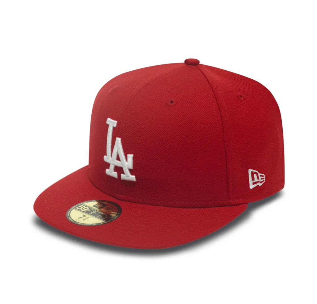 Los Angeles Dodgers 59FIFTY MLB Basic Scarlet/White Cap