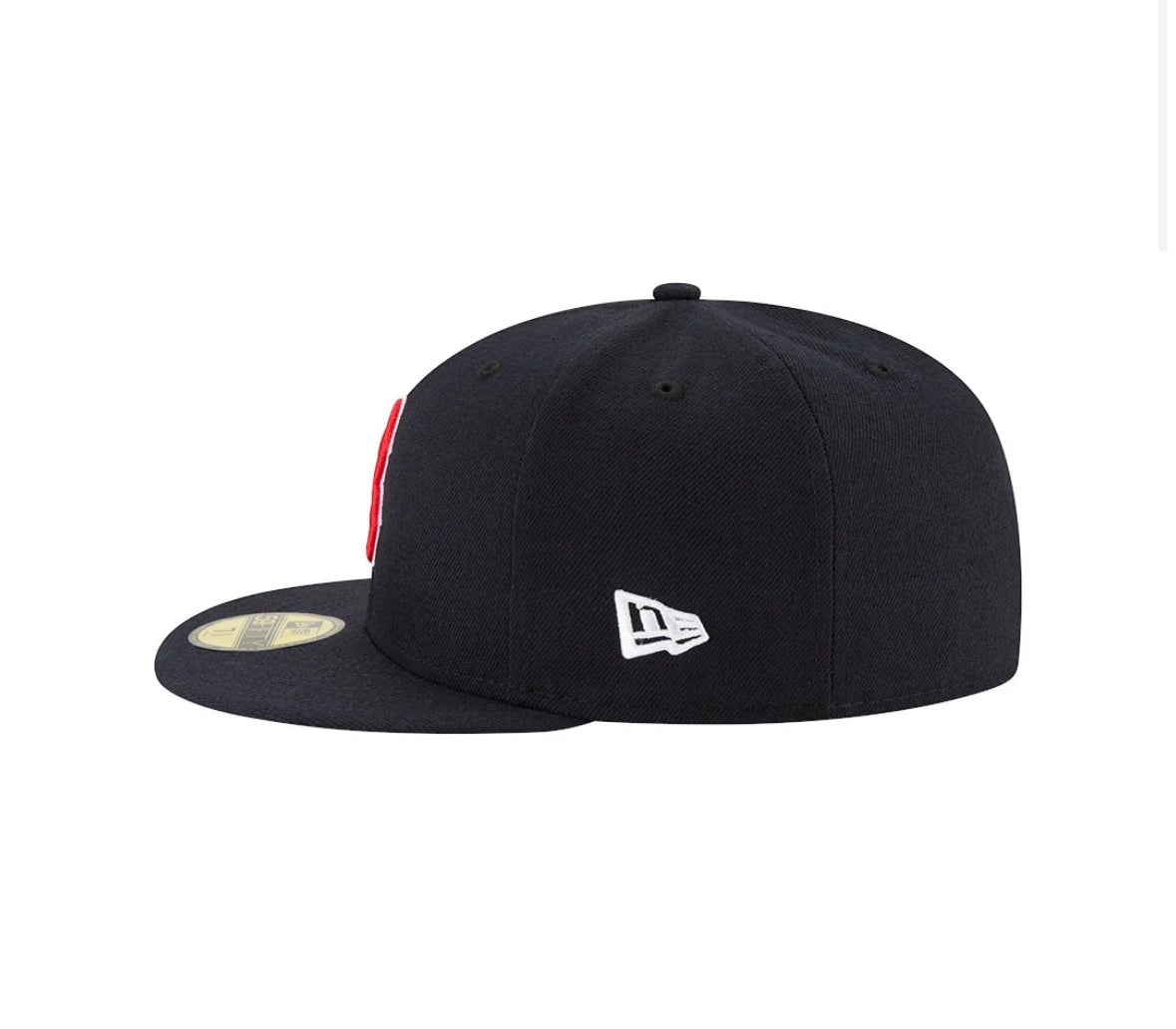 BOSTON REDSOX 59FIFTY MLB AC PERF NAVY CAP