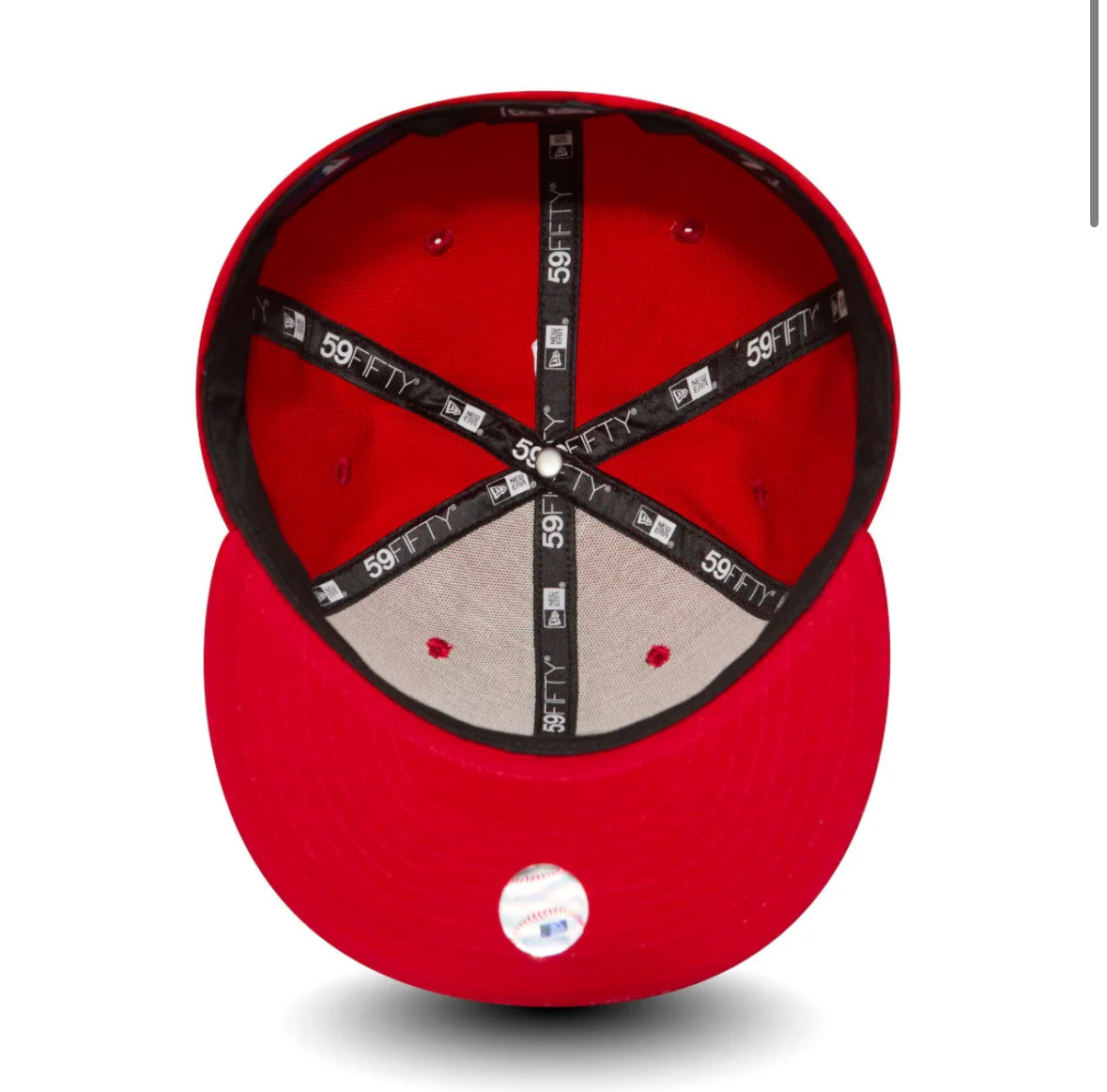 Los Angeles Dodgers 59FIFTY MLB Basic Scarlet/White Cap